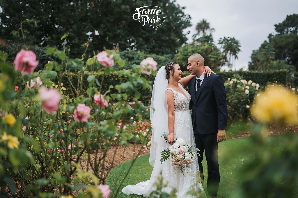 The wedding in Rose Garden of Wollongong Botanic Garden